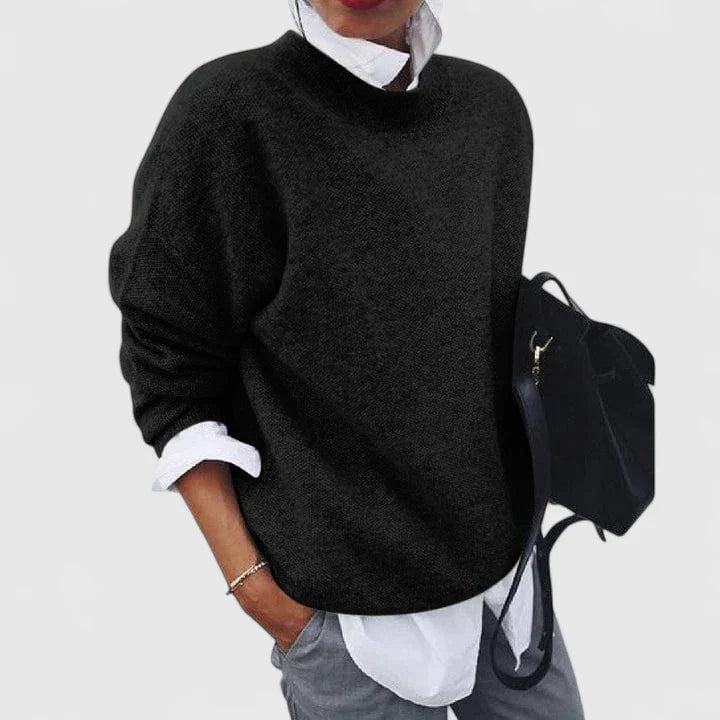 Long Sleeve Jumper with Loose Relaxed Fit