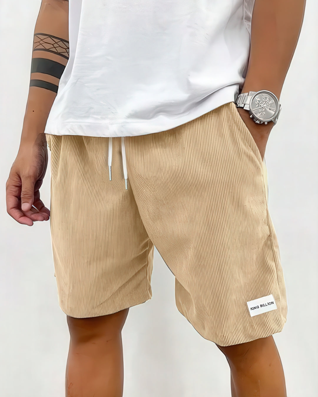 Relaxed Loose-Fit Shorts with Breathable Fabric