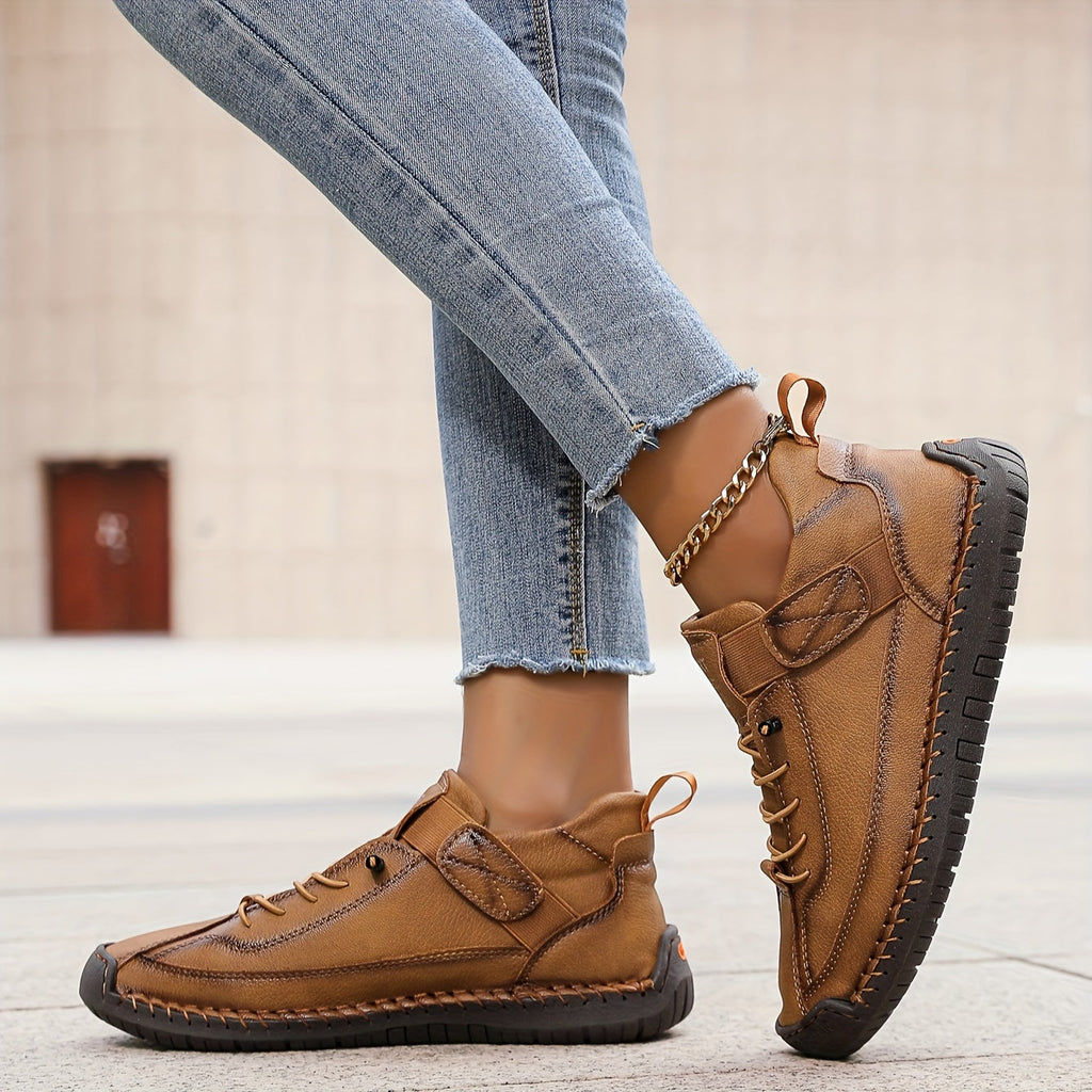 Velcro Strap Trainers with Wide Comfortable Fit
