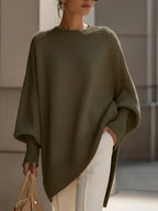 Long Sleeve Jumper with Graceful Drape