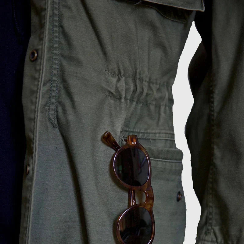 Men's Rugged Field Jacket Built for Durability
