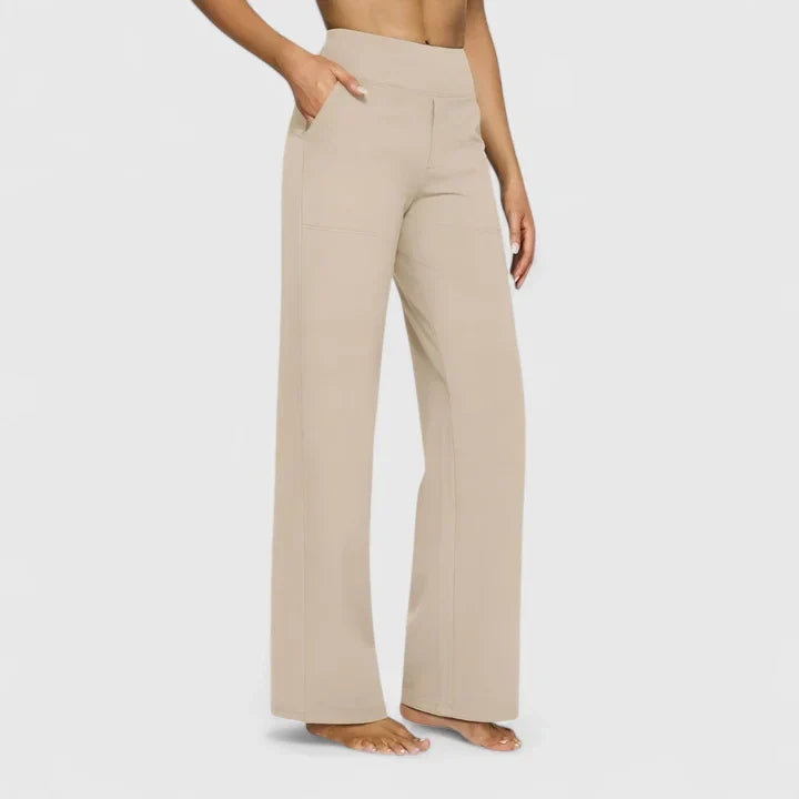 Lightweight Breathable Trousers with Elegant Line