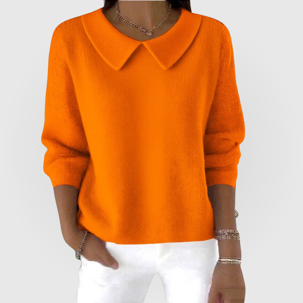 Classic Jumper with Relaxed Draping Fit
