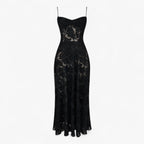 Flowing Flared Dress with Draped Elegant Silhouette