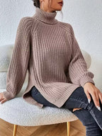 Oversized Crew Neck Jumper with Relaxed Fit
