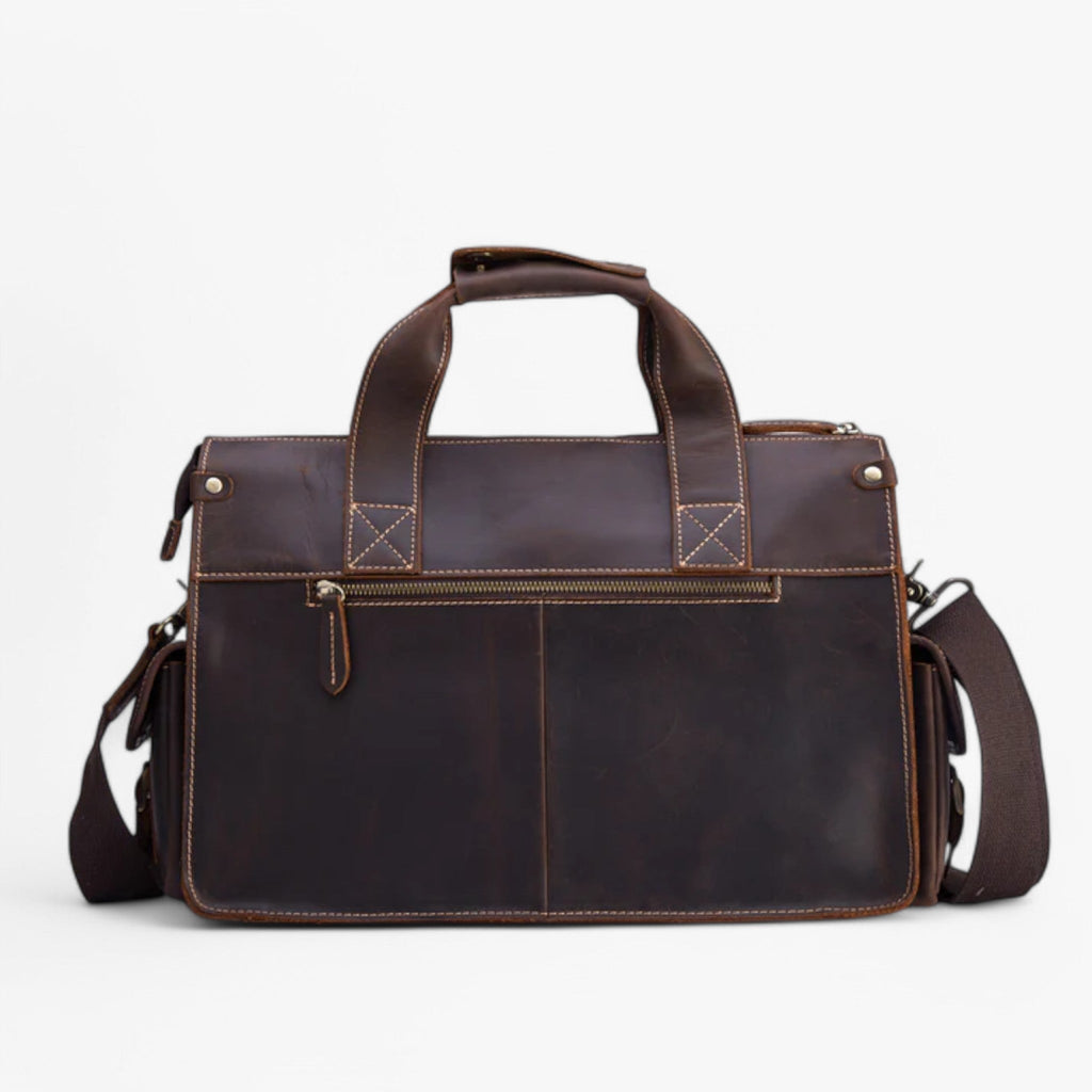 Vintage briefcase for work and travel