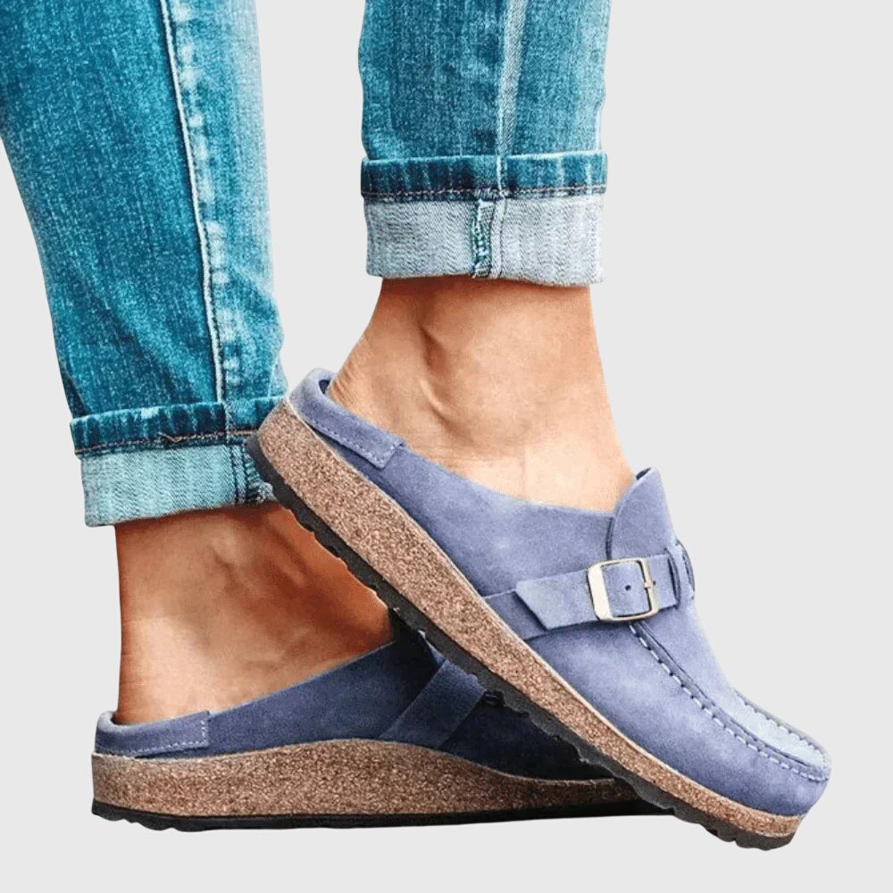 Slip-On Clogs with Moulded Sole and Slip-Resistant Grip