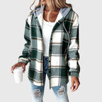 Mesh Panel Jacket with Button Placket