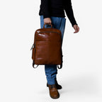 Italian-Style Backpack with Laptop Compartment