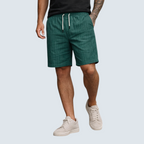 Men's Linen Shorts with Relaxed Regular Fit