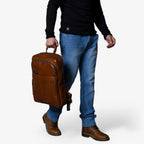 Italian-Style Backpack with Laptop Compartment