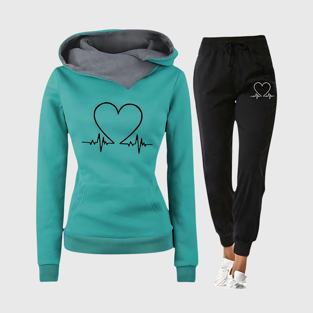 Two Piece Tracksuit with Relaxed Comfortable Fit