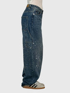Relaxed Trousers with Sparkling Detail
