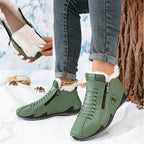 Lined Winter Boots with Wide Toe Box