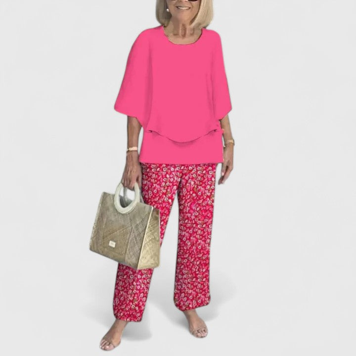 Coordinated Two Piece Set with Wide Colour Range
