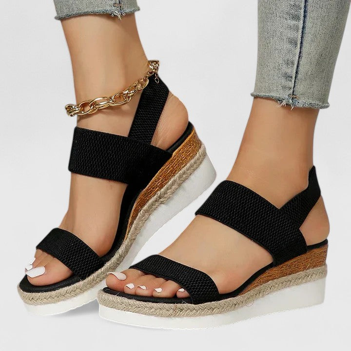 Dämpade sandaler med stöd hela dagen