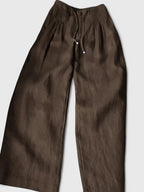 Airy Flowing Trousers with Graceful Drape