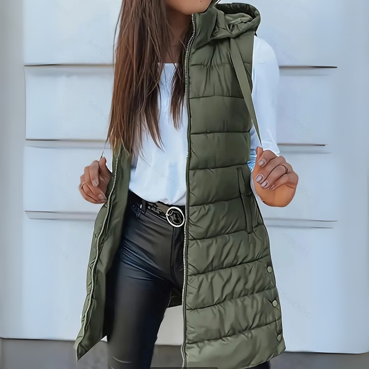 Hooded Sleeveless Vest for Easy Layering