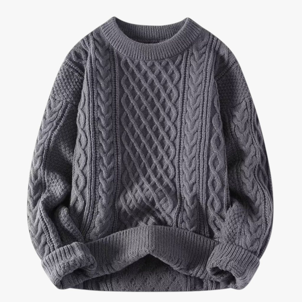 Jersey de lana de punto fino y suave para superponer a diario