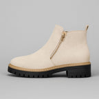 Botines con cremallera lateral y plantilla acolchada