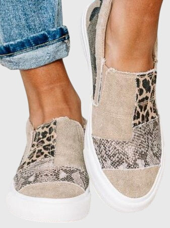 Slip-On Shoes with Shock Absorbing Slip-Resistant Sole