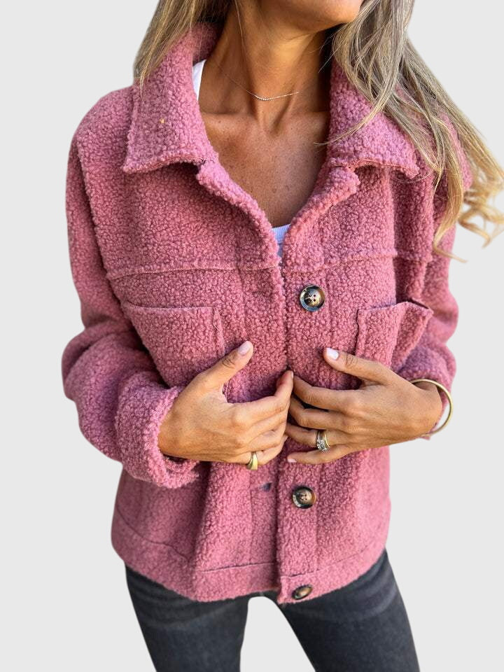 Refined Autumn Jacket with Pockets