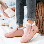 Lined Winter Boots with Wide Toe Box