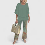 Coordinated Two Piece Set with Wide Colour Range