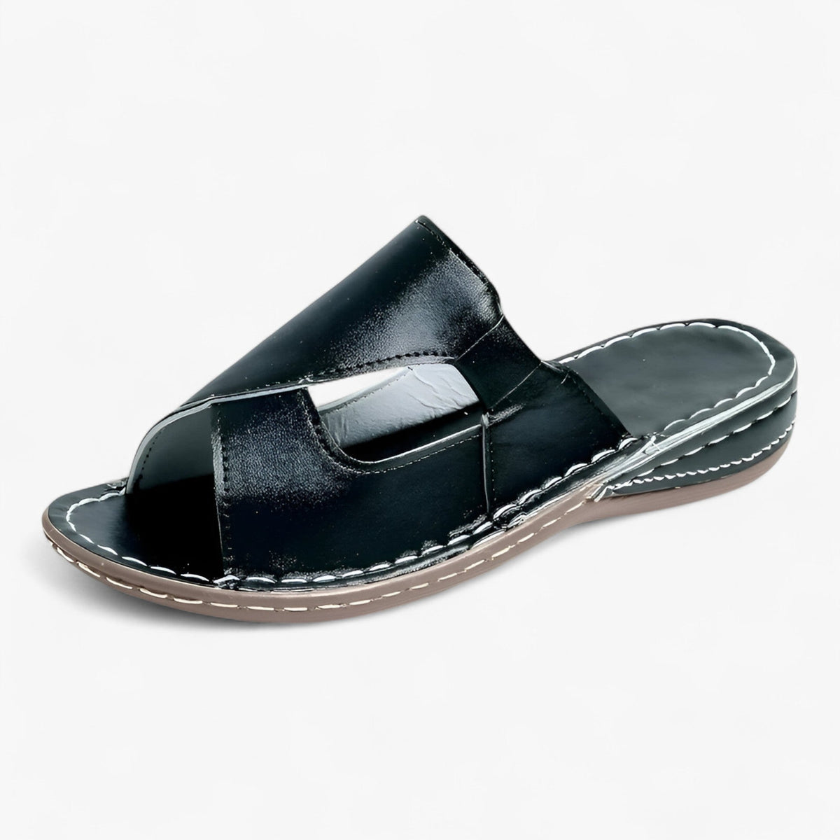 Sandalias planas abiertas por la puntera para looks veraniegos informales
