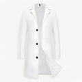 Chaqueta de algodón de corte ajustado para un estilo informal de oficina