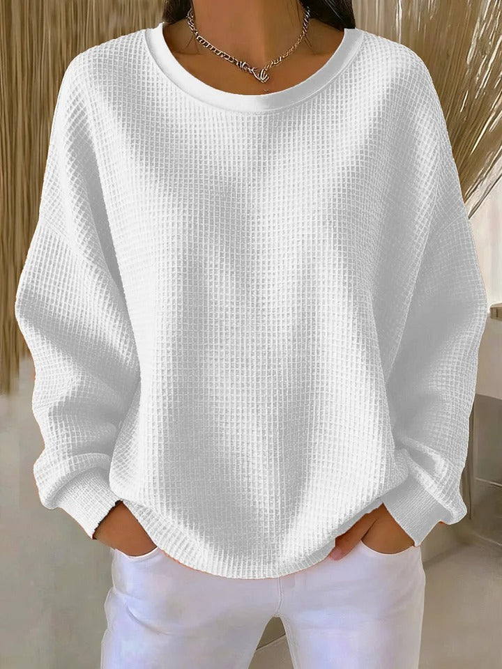 Minimalist Sweatshirt with Relaxed Fit