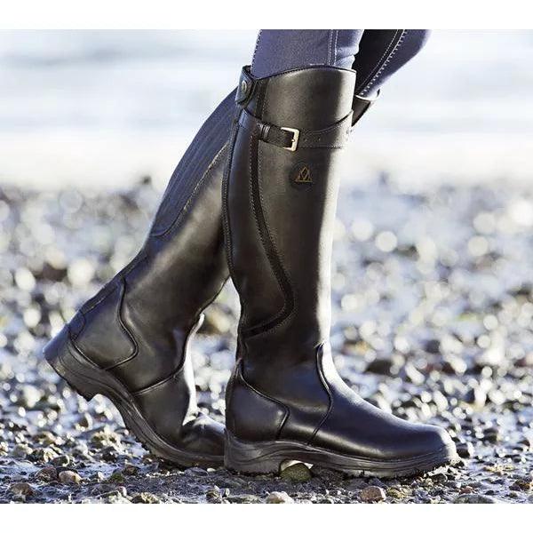 Water-Resistant Ankle Boots with Sturdy Construction