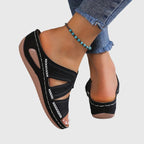 Lightweight Sandals with Contoured Cushioned Footbed