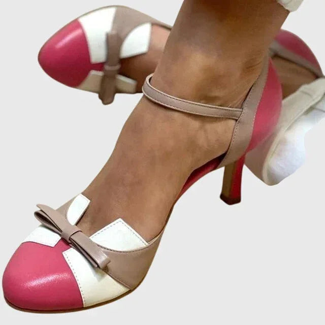 Fine Heel Sandals with Cushioned Footbed