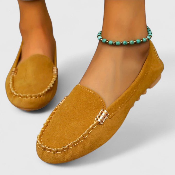 Slip in-loafers med sofistikerad finish