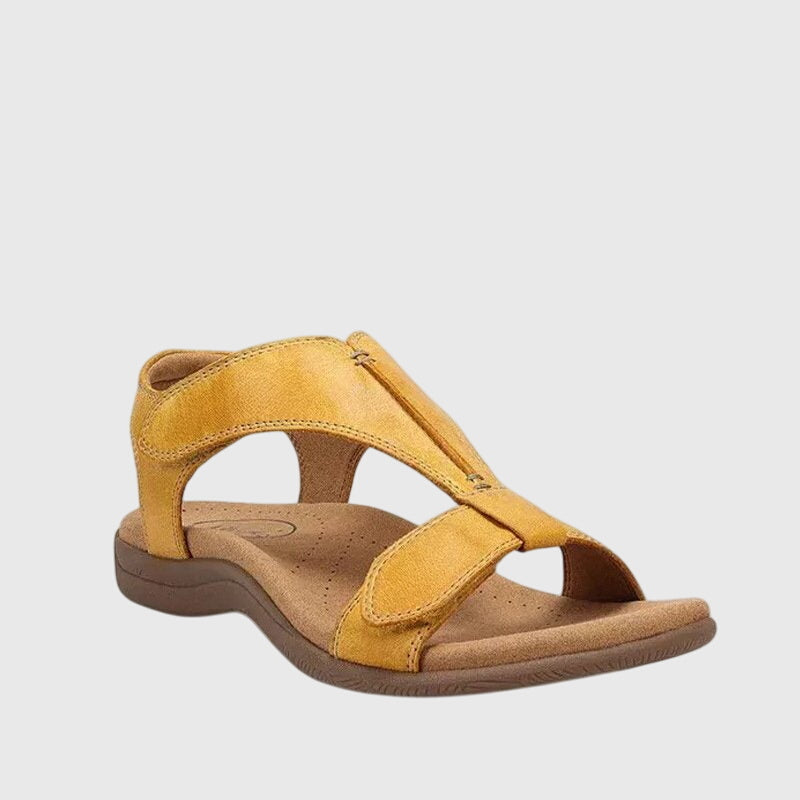Sandalias con tira de velcro y plantilla acolchada