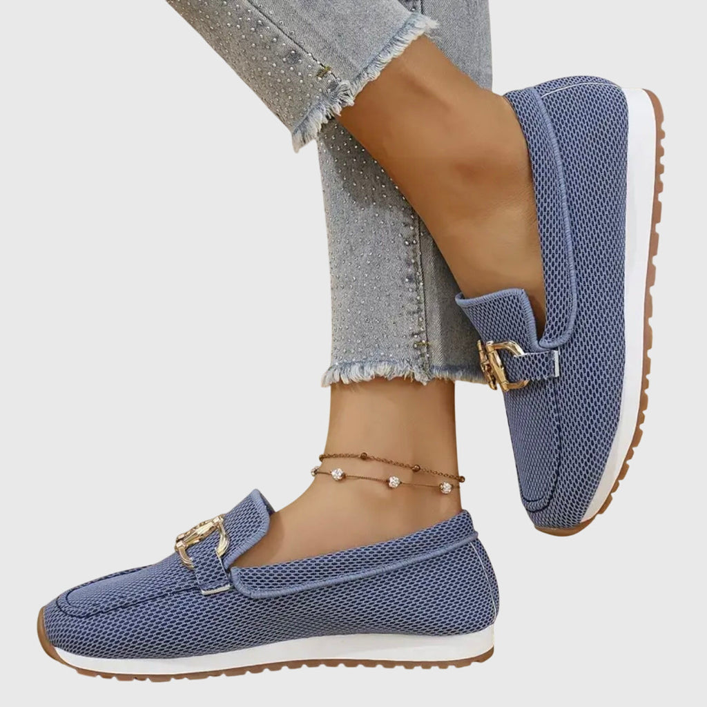 Breathable Loafers with Slip-Resistant Sole