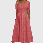 Flowing Dress with Smooth Silhouette