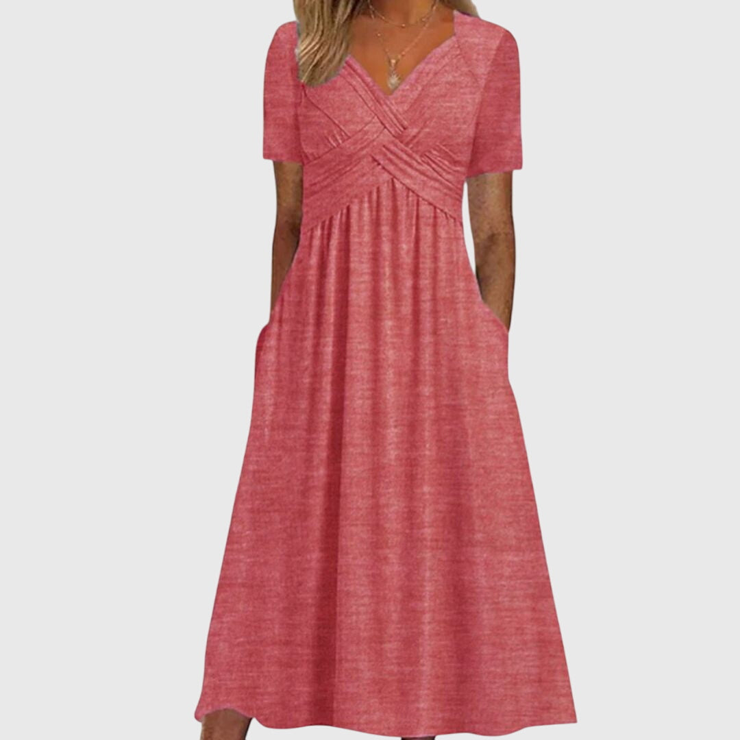 Flowing Dress with Smooth Silhouette