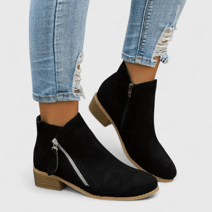 Boots i vintagestil med klassisk form
