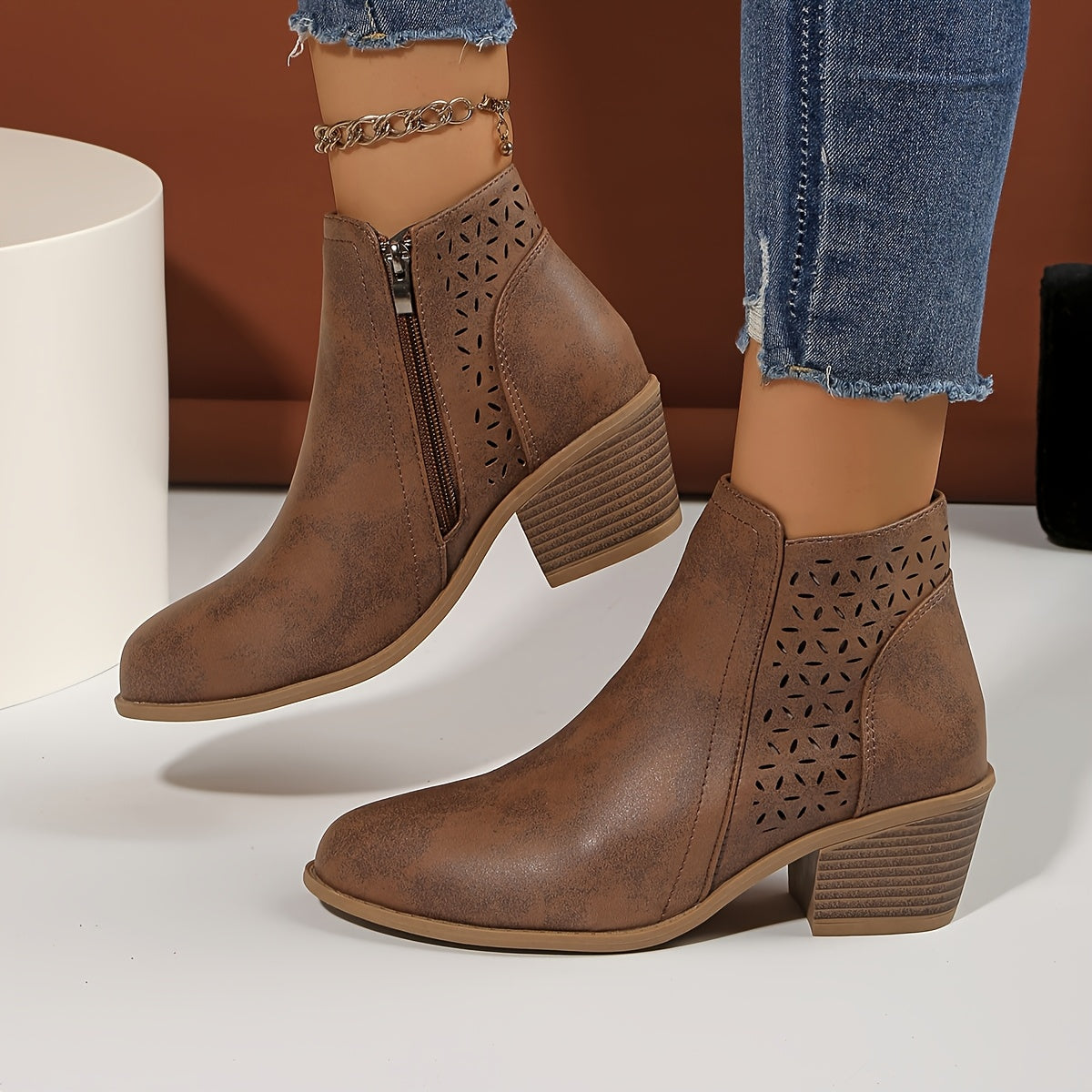 Boots som andas med halkfri sula