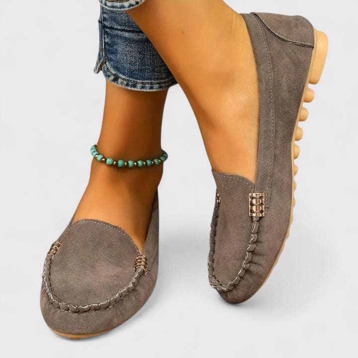 Slip in-loafers med sofistikerad finish