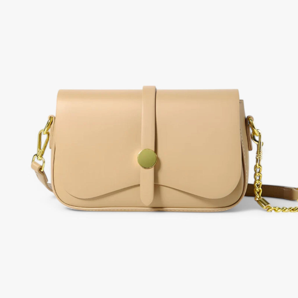 Vegan Leather Shoulder Bag with Spacious Interior