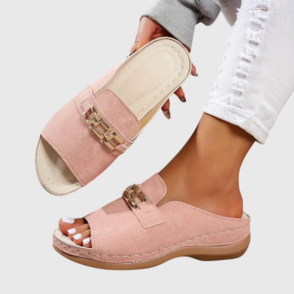 Lätta slip in-sandaler för hela dagen