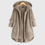Hooded Fleece Jacket with Soft Warm Handle