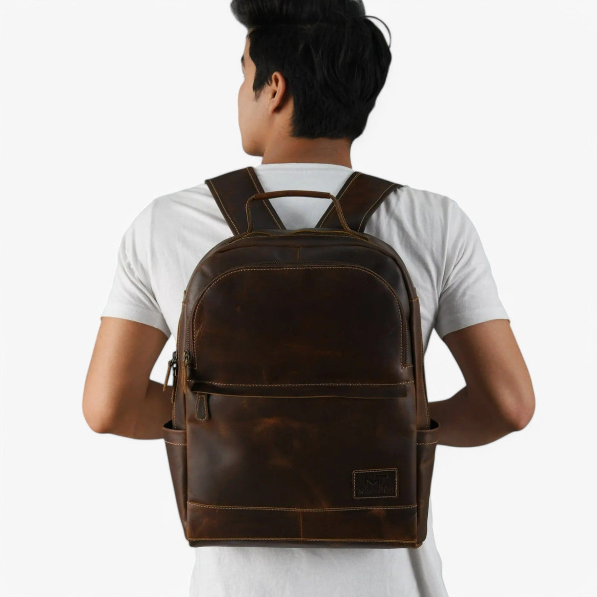 Rugged Vintage Backpack with Padded Shoulder Straps