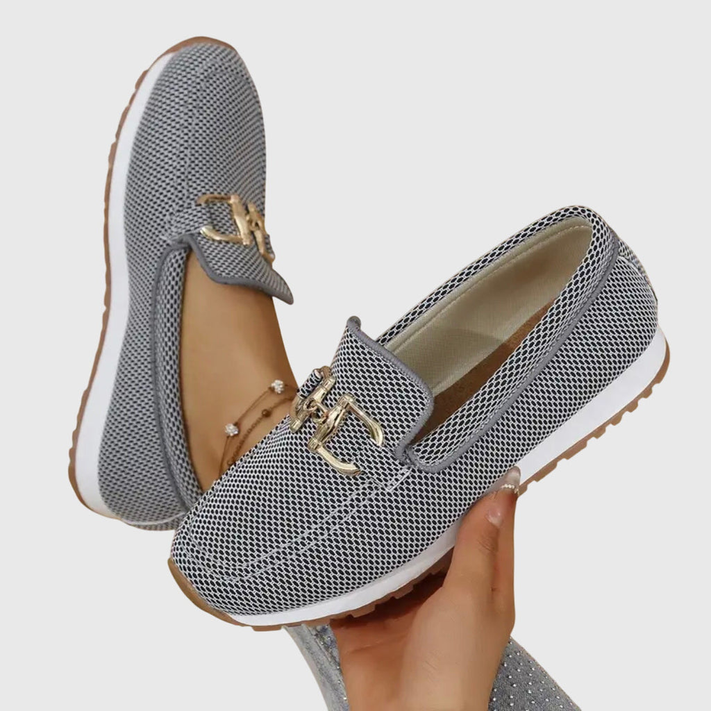 Breathable Loafers with Slip-Resistant Sole