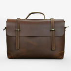Faux Leather Laptop Bag with Padded Interior