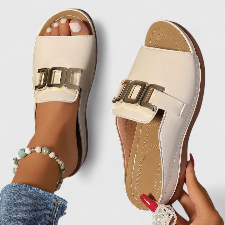 Textured Sole Sandals with Slip Resistant Grip
