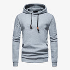 Mjuk fleecehoodie med känguruficka och justerbar huva